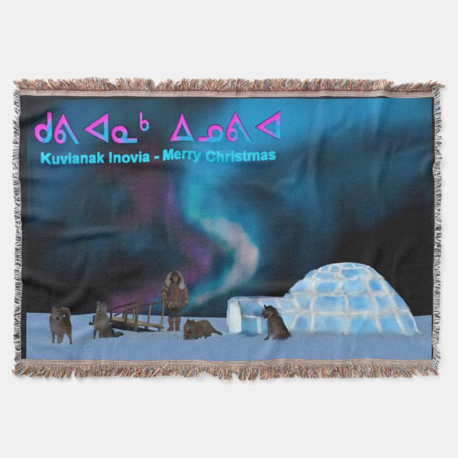 Manta Navidades del extremo norte (Anverso)