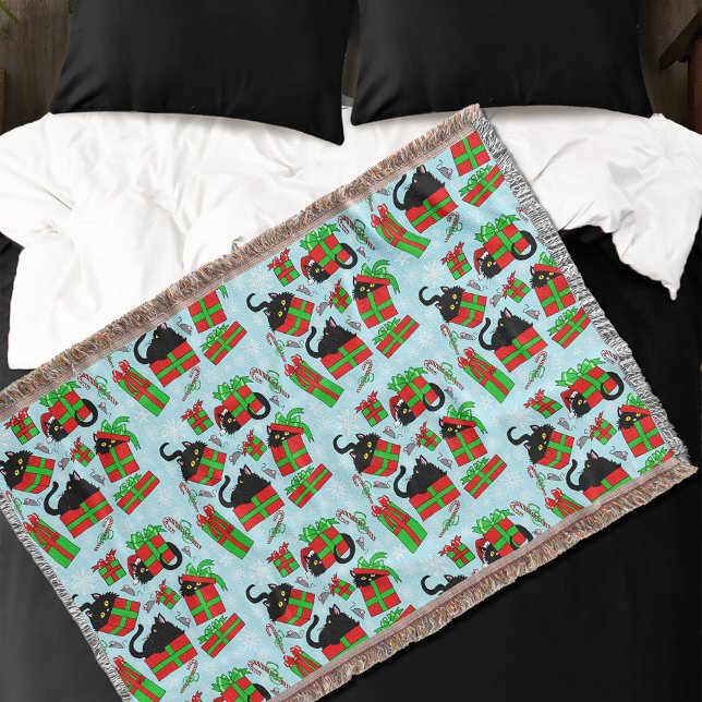 Manta Navidades Gatos Negros (Subido por el creador)