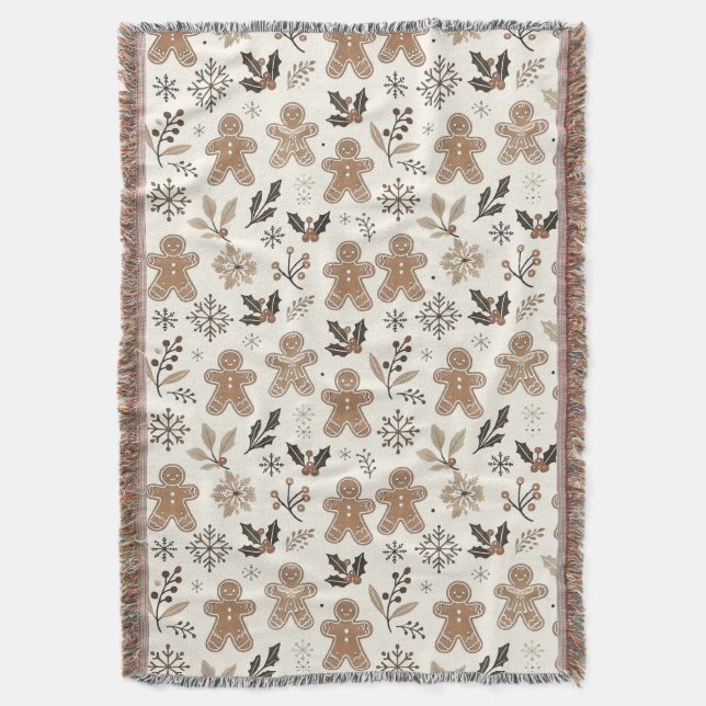 Manta Navidades Gingerbread Cookies (Frente vertical)