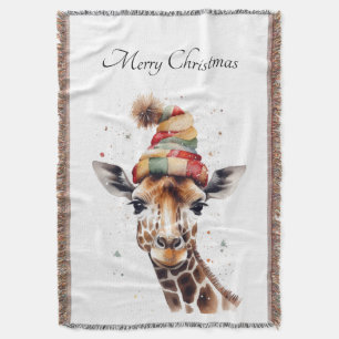 Manta Navidades Giraffe, personalizable
