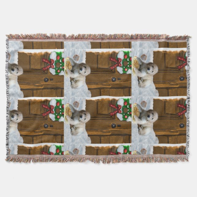 Manta Navidades Goldendoodle (Anverso)