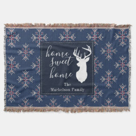 Manta Navidades Knitoronando la armada del patrón suéter