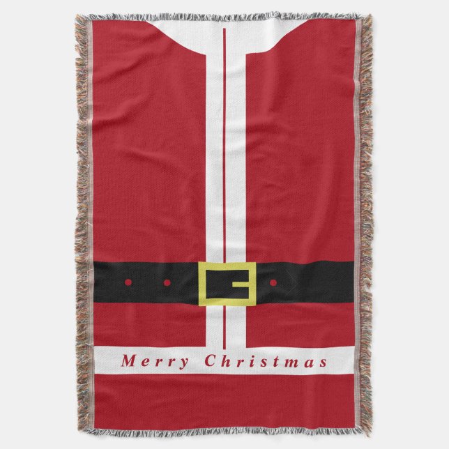 Manta Navidades lanzan regalo de Papá Noel (Frente vertical)