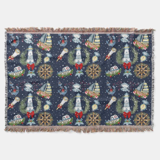 Manta Navidades náuticos (Anverso)