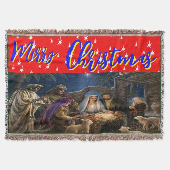 Manta navidades, personalizados,Tira, Fleece y Sherpa (Anverso)