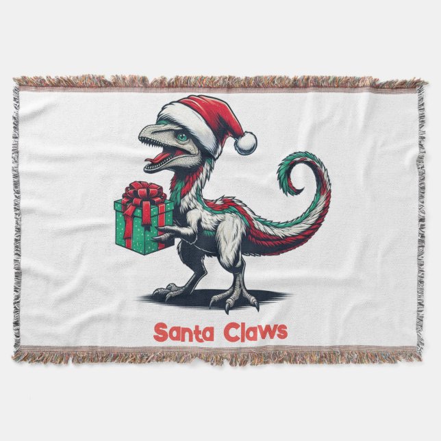 Manta Navidades Santa hat raptor (Anverso)