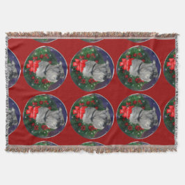 Manta Navidades Schnauzer estándar