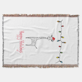 Manta Navidades singulares Giraffe