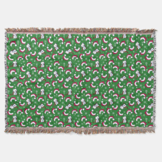 Manta Navidades Westie Throw Blanket