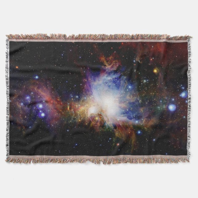 Manta Nebula Galaxy Throw Blanket (Anverso)