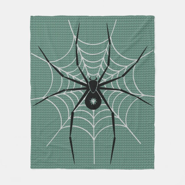 Manta negra del tiro de la araña (Anverso)