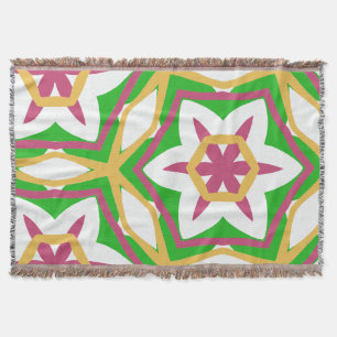Manta Negrita Moderno rosa amarillo verde