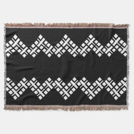 Manta Negro y blanco