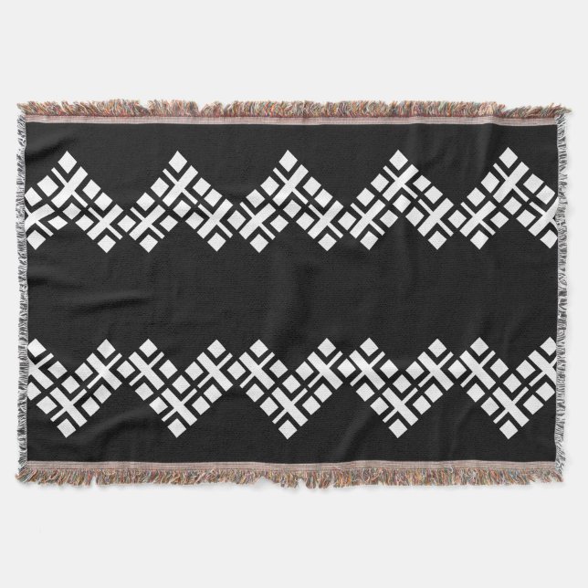 Manta Negro y blanco (Anverso)