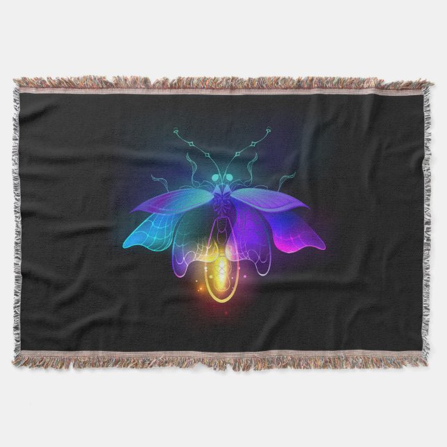 Manta Neon Firefly en negro (Anverso)