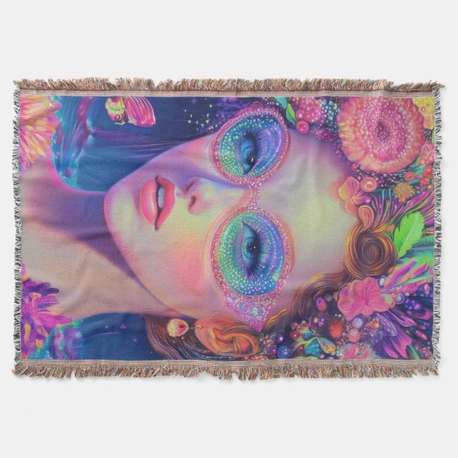 Manta Neon Garden Goddess (Anverso)