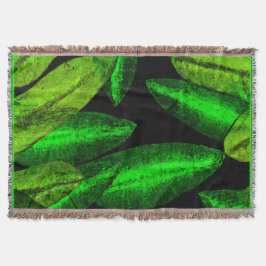 Manta Neon Green Leaves Art. Comprar ahora