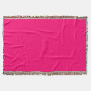 Manta Neon Pink Throw Blanket - Personalizado y acogedor
