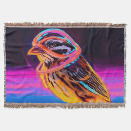 Manta Neon Sparrow con acentos brillantes