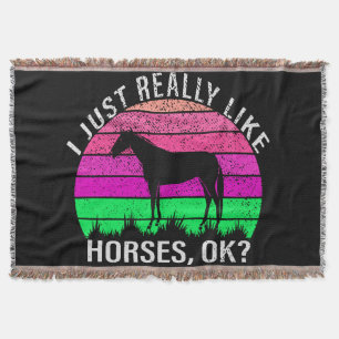 Manta Neon Sunset me gustan mucho los caballos