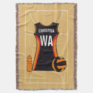Manta Netball personalizado único