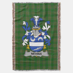 Manta Nevinas irlandesas o McNevins Escudos familiares d