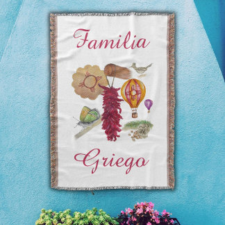 Manta New Mexico Red Chile Pinõn Zia Hot Air Balloon  