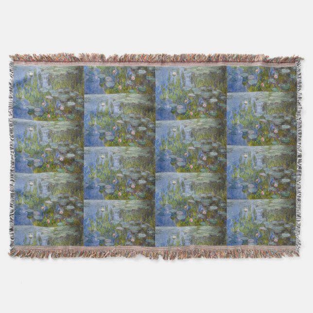 Manta Nieves por Claude Monet, impresionista clásico (Anverso)