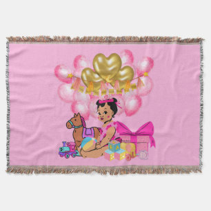 Manta Niña bebé de rosa