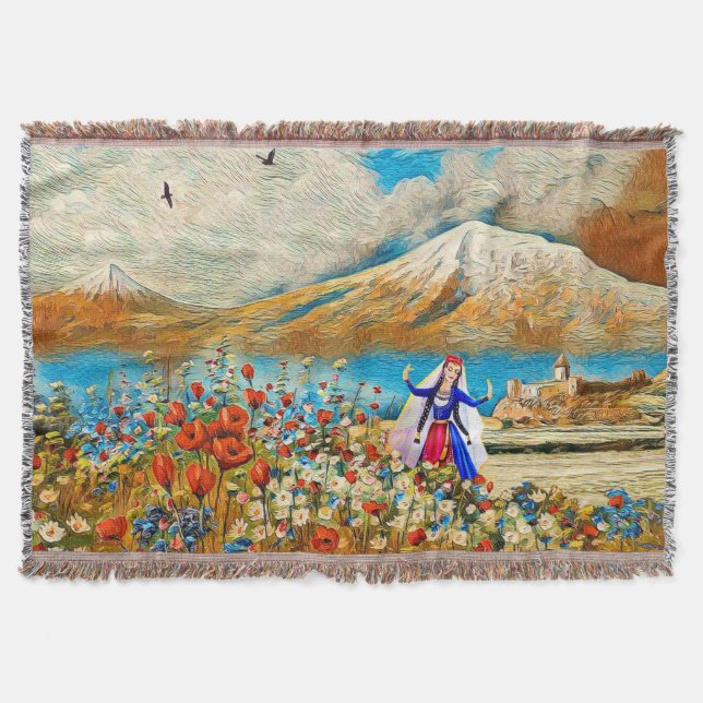 Manta Niña Flor  (Anverso)