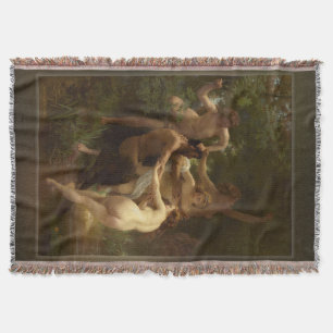 Manta Ninfas y Satyr de William-Adolphe Bouguereau