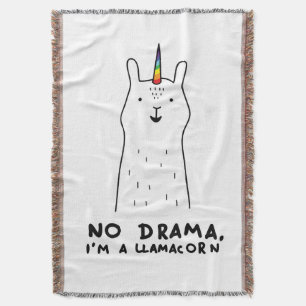 Manta Ningún drama soy un Llamacorn