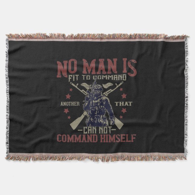 Manta Ningún Hombre Está En Condiciones De Mando (Anverso)