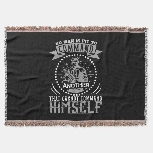 Manta Ningún Hombre Está En Condiciones De Mando (Anverso)