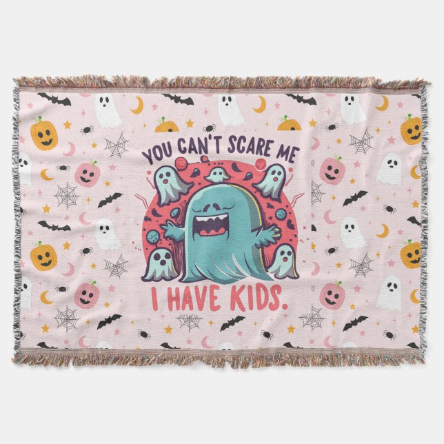 Manta No puedes asustarme, tengo hijos, Halloween fantas (Anverso)