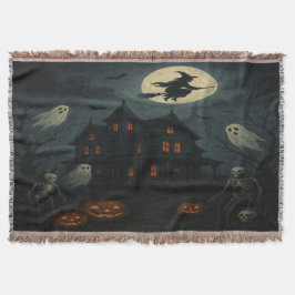 Manta Noche de Halloween Trow Blanket