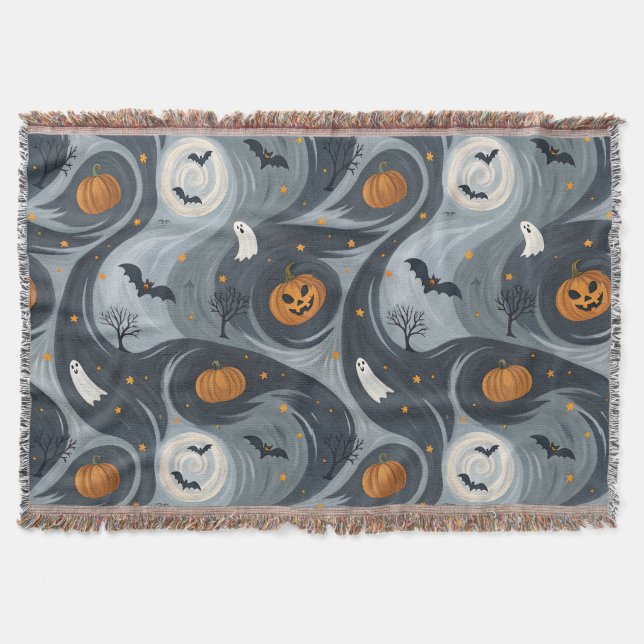 Manta Noche de la Muerte de Halloween (Anverso)