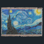 Manta Noche estrellada de Van Gogh,<br><div class="desc">La famosa pintura de Van Gogh, Noche Starry.</div>