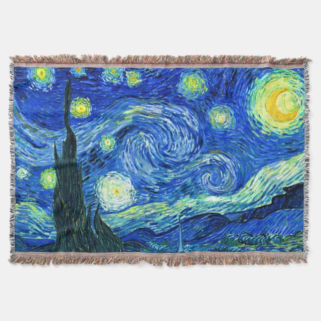 Manta Noche Van Gogh Starry (Anverso)