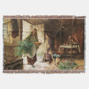 Manta Nochebuena vintage de Carlton Alfred Smith