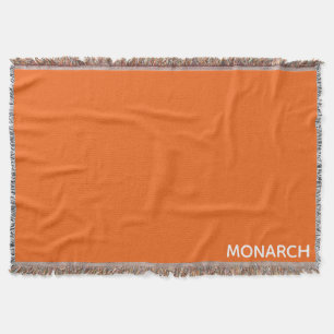 Manta Nombre de color de la naranja de mariposa monarca