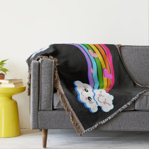 Manta Nubes arcoiris lanzan