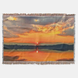 Manta Nubes brillantes al amanecer