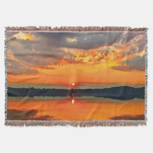 Manta Nubes brillantes al amanecer (Anverso)