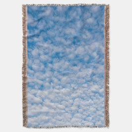 Manta Nubes de burbujas en el cielo azul Foto Mammatus