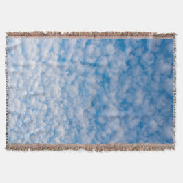 Manta Nubes de burbujas en el cielo azul Foto Mammatus