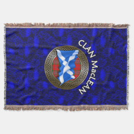 Manta Nudo y bandera del tartán del clan MacLean
