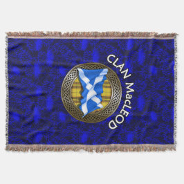 Manta Nudo y bandera del tartán del clan MacLeod