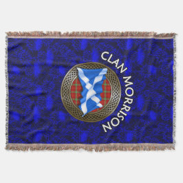 Manta Nudo y bandera del tartán del clan Morrison