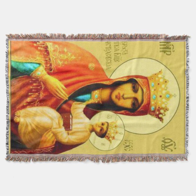 Manta Nuestra Señora Czestochowa Virgen María Monta Orto (Anverso)
